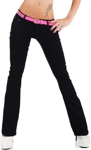 Black boot cut jeans - women, uk
