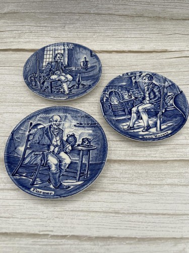 Wedge wood delft - wood, blue