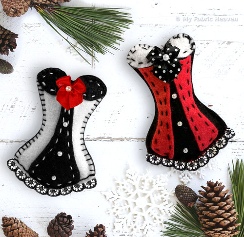 Felt christmas ornament - christmas,