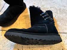 UGG Suade Black  Leather boots