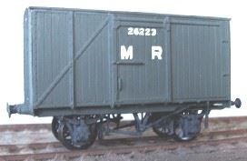 Midland railway 12ton van - railway, 10'