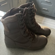 A&N All Leather Air / Army Cadet Patrol Hiking Boots - Brown UK 7 military