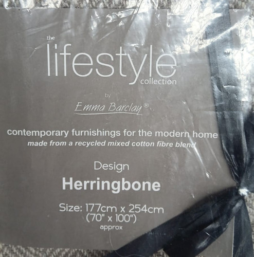Throw over blanket herringbone - throw,