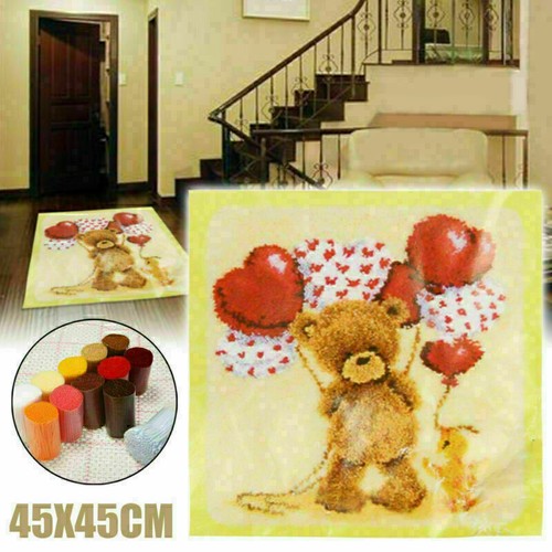 Large latch hook rug carpet - large,