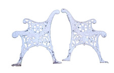 Pair of Cast Iron Antique