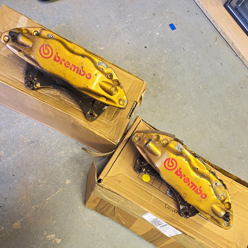 Brembo front brakes off a - front,