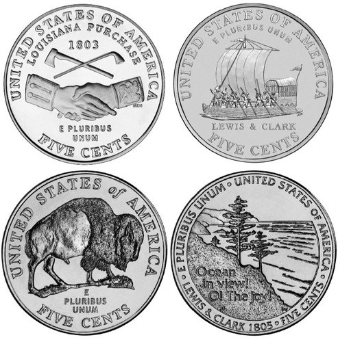 Usa westward journey nickel - 4x,