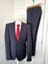 Next Tailoring Skinny Fit Navy