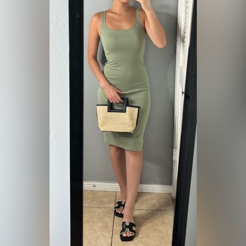 Zara sagegreen stretch - , knit