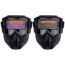 True Color Auto Darkening Welding Helmet Breathable Detachable Large View