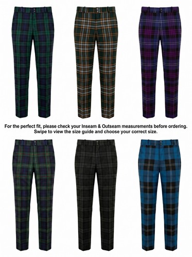 Tartan trews men scottish - tartan,