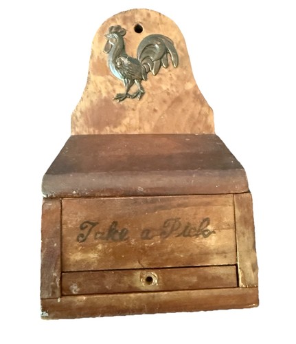 Vintage wooden wall mount - wall,