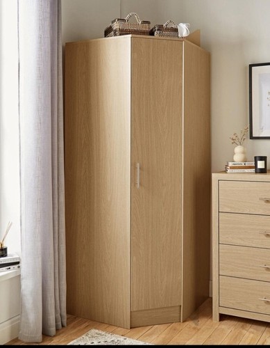 Dakota corner wardrobe oak - wardrobe.,