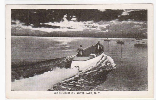 Motor boat launch moonlight - motor,