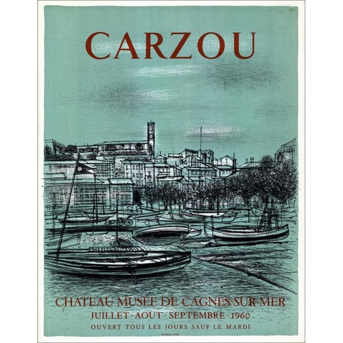 Carzou jean lithograph - carzou,