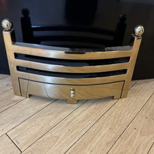 Brass Effect Bauhaus Front  To Fit An Flamerite Electric Fire 16”