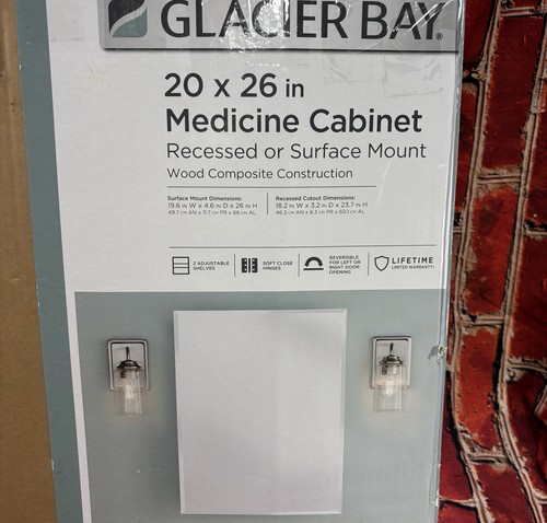 Glacier bay recessed surface - glacier,