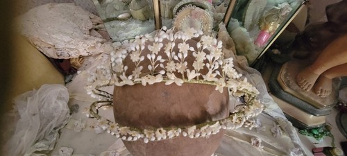 Antique vintage wax flower - vintage,