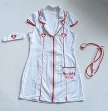 Ann Summers Sexy nurse Fancy Dress Hen Party with headband & Stethoscope, UK 12