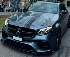 Mercedes Car Hood Stripes Vinyl Decal Racing AMG Sport Sticker Graphics Adhesive