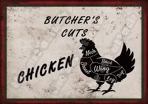 Butchers cuts metal - cuts,