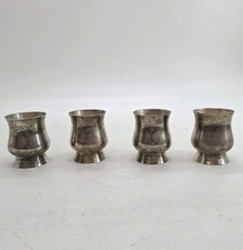 Silver Plate Tumblers Set of 4