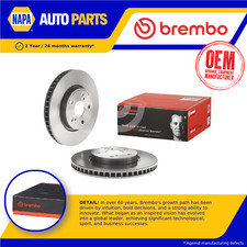 2x Brake Discs Pair Vented