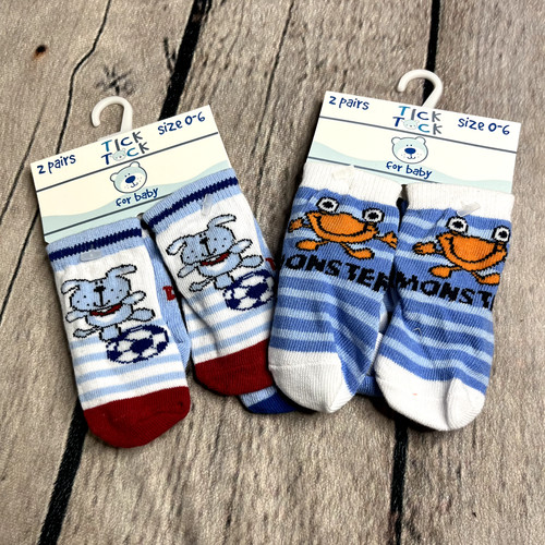 Baby socks pack of 2 - baby,