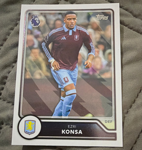Topps ezri konsa aston - topps, villa