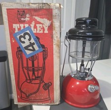 Tilley Vintage Storm Lamp X246B IN RED Original Box