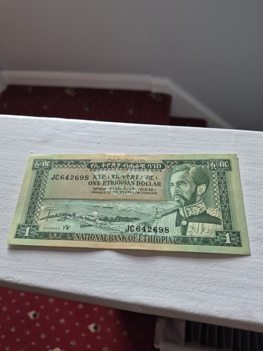 One ethiopian dollar birr - dollar,,