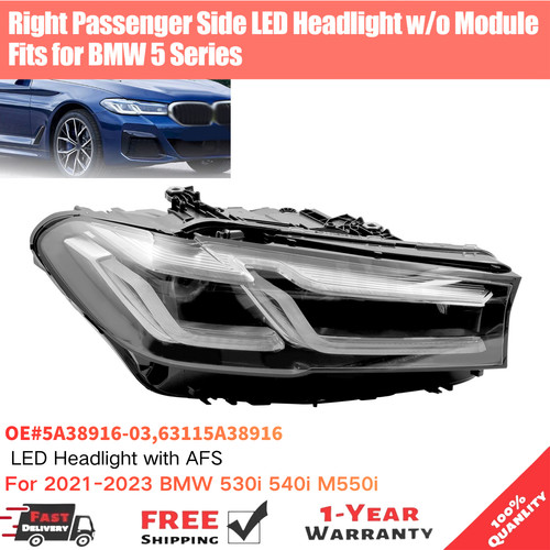 New right led headlight - right,