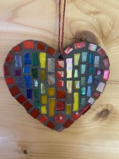 Mosaic Handmade Heart Hanging