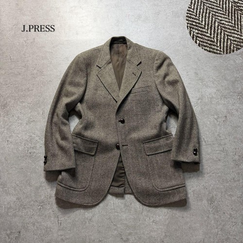Press tweed blazer walnut - j.press,