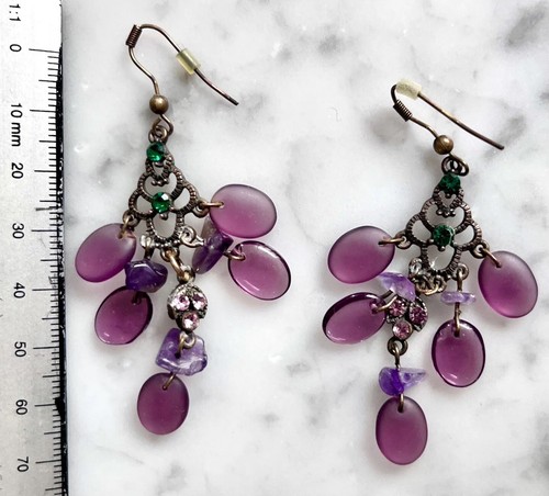 Semi precious amethyst and - precious,