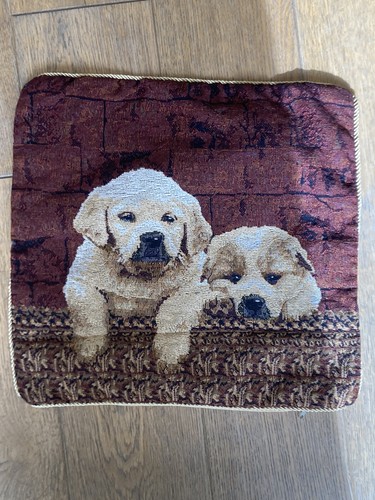 Tapestry style labrador puppy - tapestry,