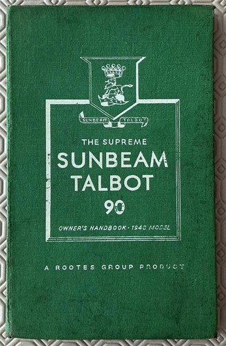 Sunbeam talbot 1948 model - sunbeam,