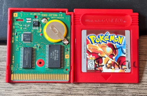 Pokemon red version new - version, save