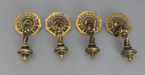 Set stylish antique brass - set, 4