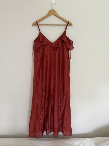 Primark burnt orange ruffle - burnt,