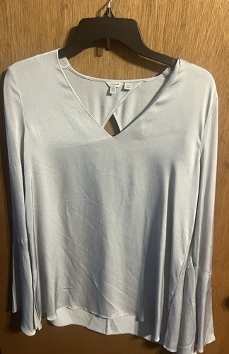Jigsaw fluted long sleeve grey - long,