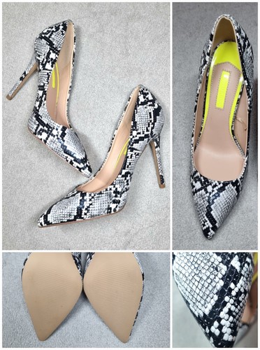 Grey faux snake skin size - snake,