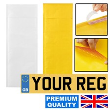PADDED ENVELOPES "NUMBER PLATE