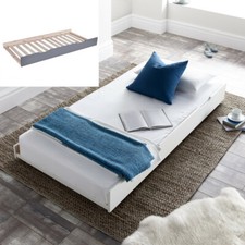 Wooden Bed, Tyler White or