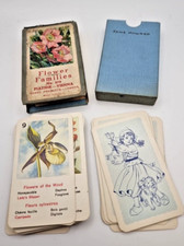 Vintage Piatnik Flower Families No. 278 Happy Families Playing Cards Benno