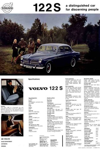 Volvo 122s a - 122s, (c1960)