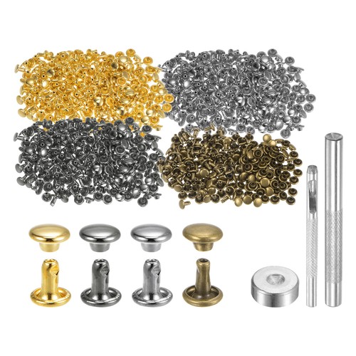 400 sets leather - rivets, 6
