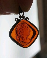 Vintage Cameo  Pendant  With