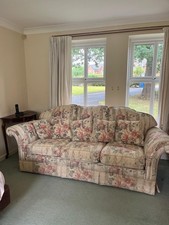 3 seater sofa, armchair & footstool set