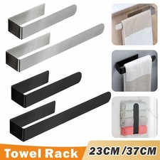 Self-Adhesive Towel Rack Wall Towel Holder Stainless Steel Bathroom Towel Rail